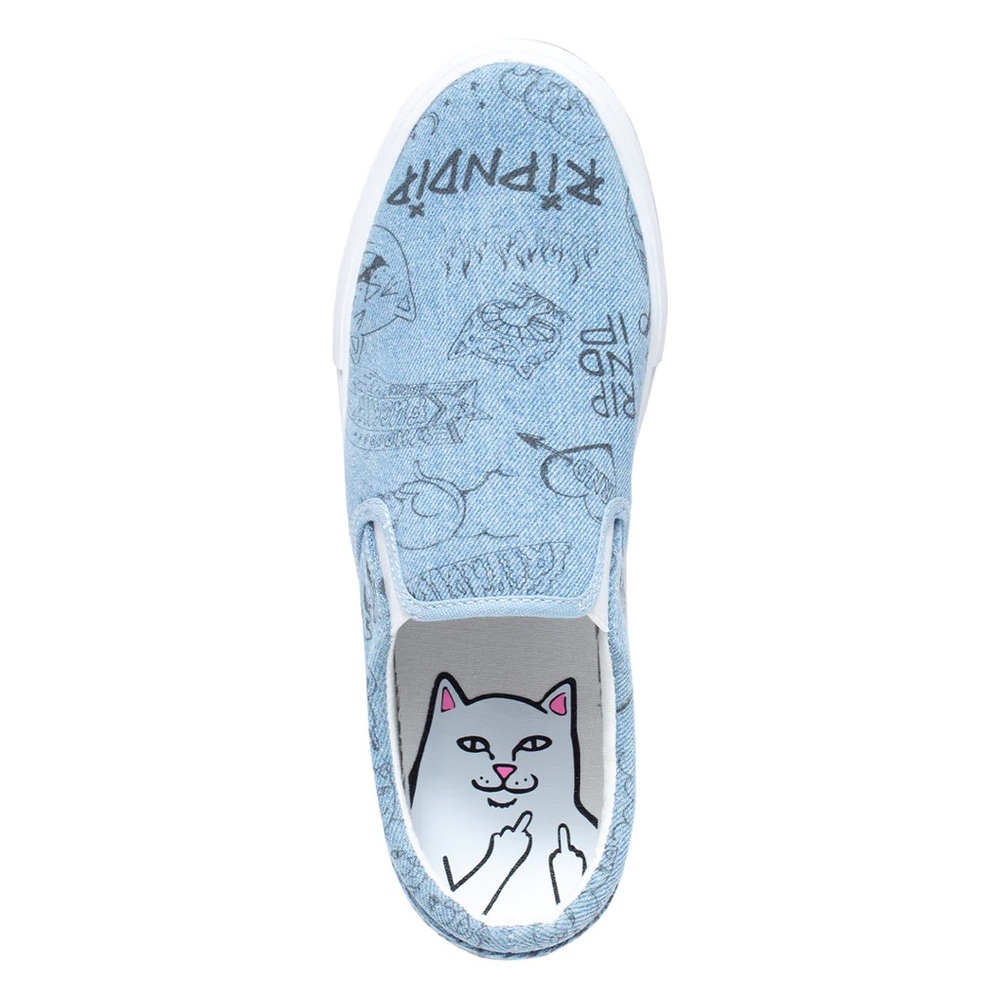 Ripndip denim marker slip on shoes Men’s size 7